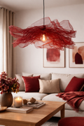 Design Lampenschirm "Rouge" - Handgefertigt und Einzigartig