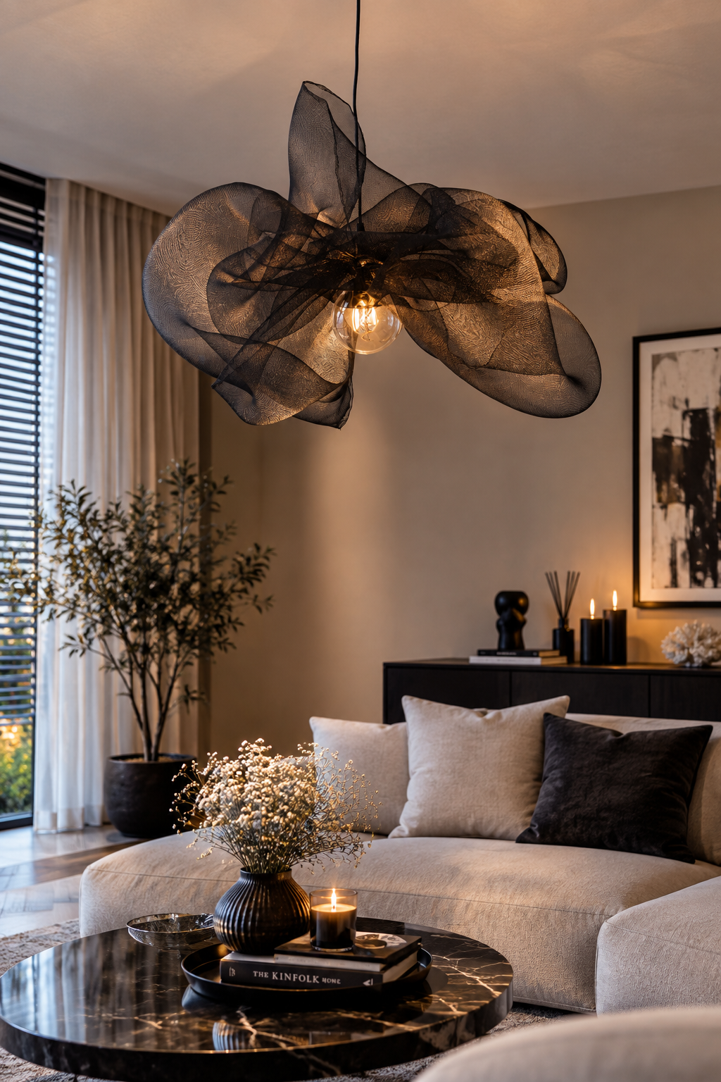Design-Lampenschirm "Blume“