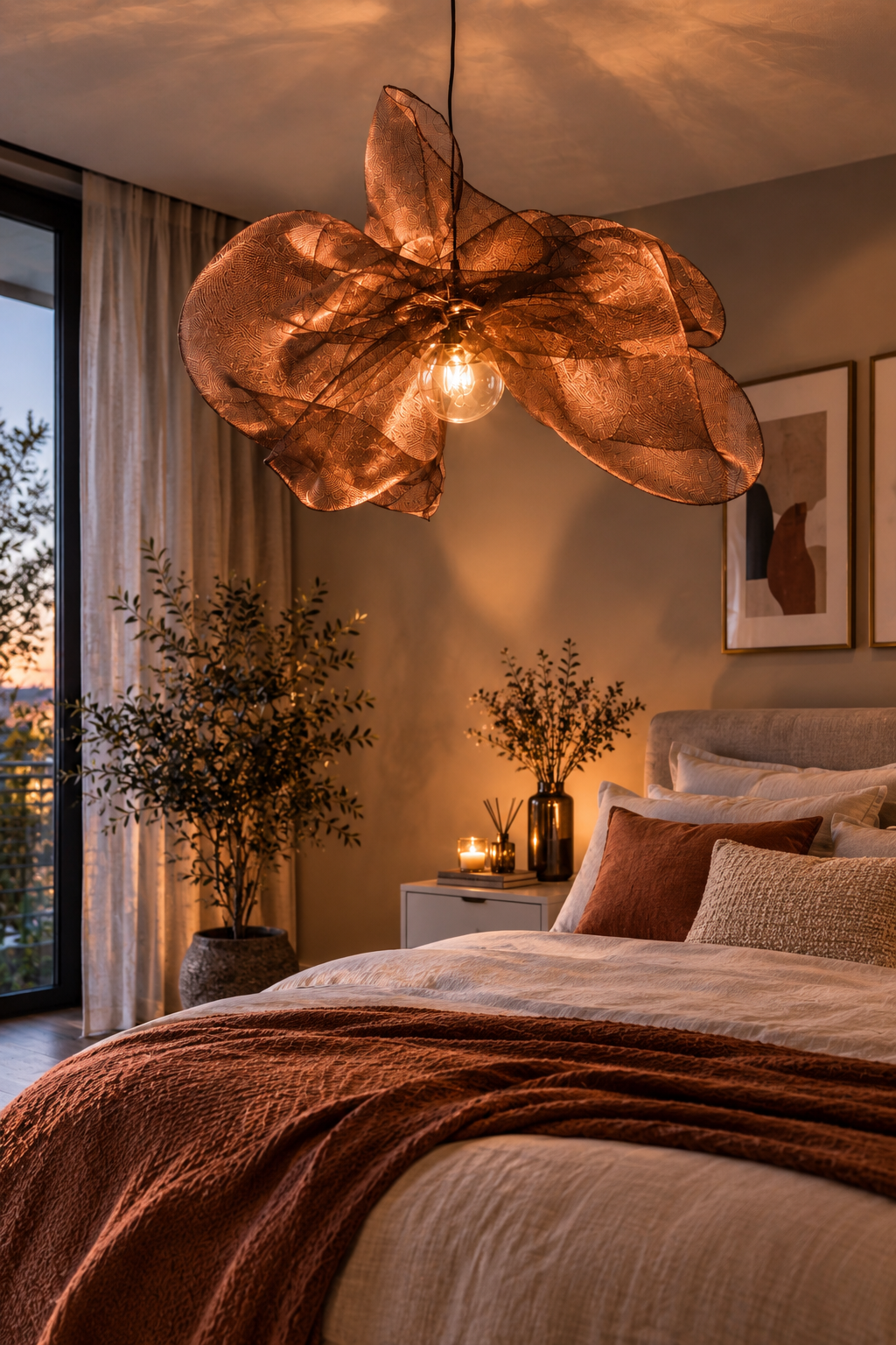 Design-Lampenschirm "Blume“