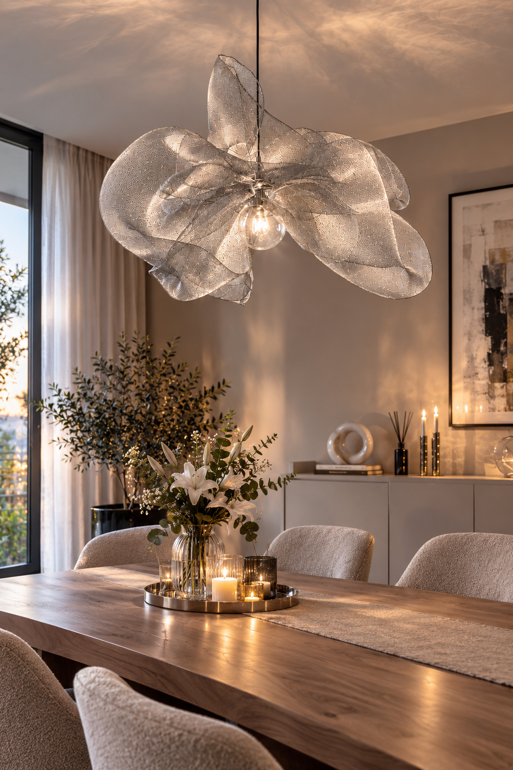 Design-Lampenschirm "Blume“